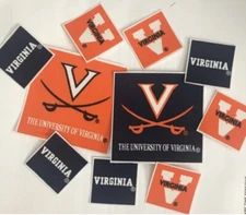 University of Virginia - Iron On Fabric Appliques - Sports Patches