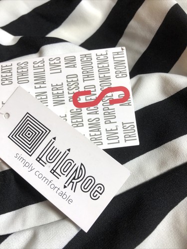 NWT Lularoe Nicki Dress * Small * Pockets * Black White Stripes 🌺🌺🌺 - Picture 4 of 6