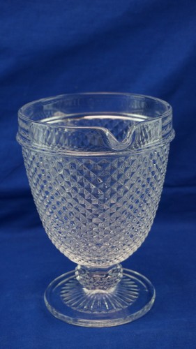 Ivima Diamond Point Clear Pitcher, 7 7/8" - Picture 7 of 12