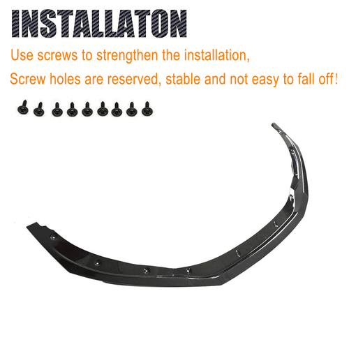 Se adapta a Audi R8 GT V10 2022-24 Dry Carbon labio delantero alerón delantero - Imagen 11 de 13