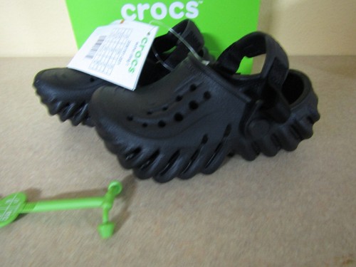 Crocs Unisex Child Echo Clog Black Shoes Toddler Size C7 208191-001 - Picture 4 of 9