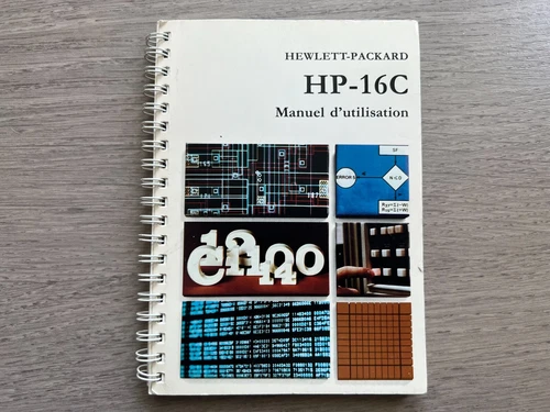 Manuel Pour Calculatrice Hewlett Packard 16C - Langue Française