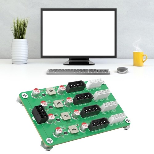 Multiple Port ATXs 6 8pin to 8 Channel 5V/12V 3A Voltages Adapter Board for ATXs - Afbeelding 2 van 8