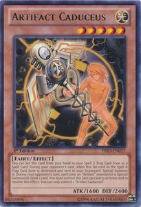 Artifact Caduceus - PRIO-EN017 - Rare - Unlimited Edition x3 - Near Mint