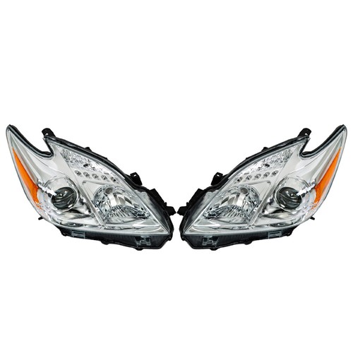 Right&Left Side For 2012-2015 Toyota Prius Headlights Headlamps Assembly Halogen - Picture 2 of 8