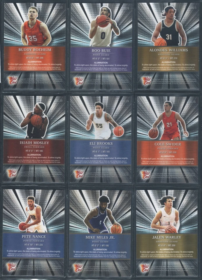 1st Trading Card Lot 2021-22 Wild Card Alumination L#3 - Image 2 of 2