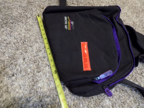 Bolsas de sillín para moto de nieve Arctic Cat con bolsa grande vintage años 90 excelente estado - Imagen 7 de 8