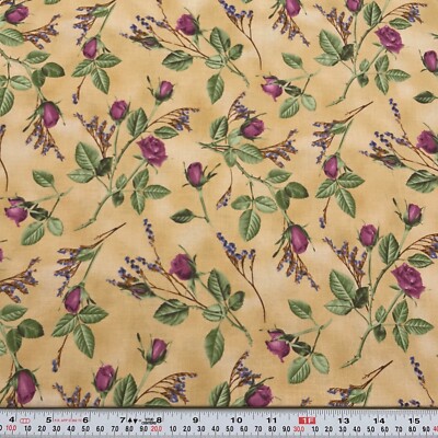 Bella Rosa by Debbie Beaves of the Violet Patch RJR 2007 Cotton by the HALF YARD