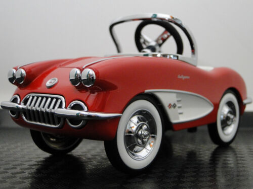 Pedal Car "Too Small For Child To Ride On" Miniature Metal Body Collector Model 