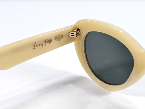 Lucy Folk Wingspan Sunglasses Mother of Pearl Made in Italy - Foto 8 di 19