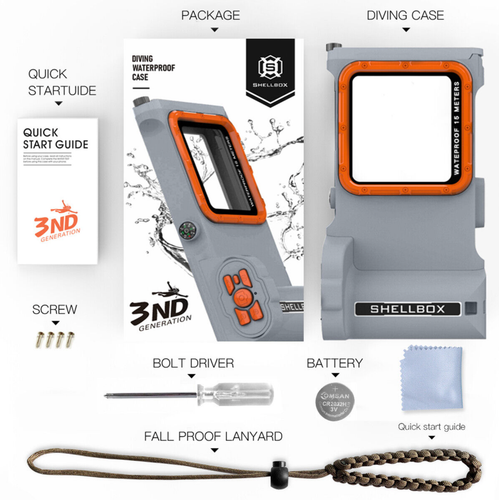 Funda impermeable para teléfono de buceo de buceo 2023 para iPhone Samsung bajo el agua 50 pies - Imagen 14 de 14