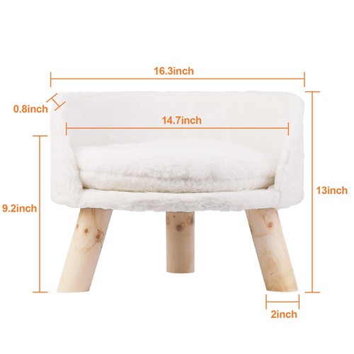 Pet Sofa Bed Dog Cat Kitty Puppy Couch Removable Soft Cushion Chair Seat Lounger - Picture 13 of 14