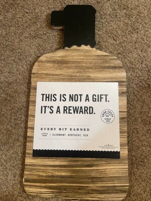 Knob Creek Distillery Bourbon Wooden Advertising Sign. Solid wood.  Double Sided