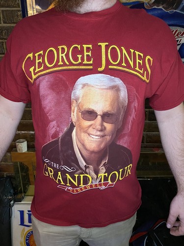 GEORGE JONES CONCERT T-SHIRT Farewell Grand Tour 2