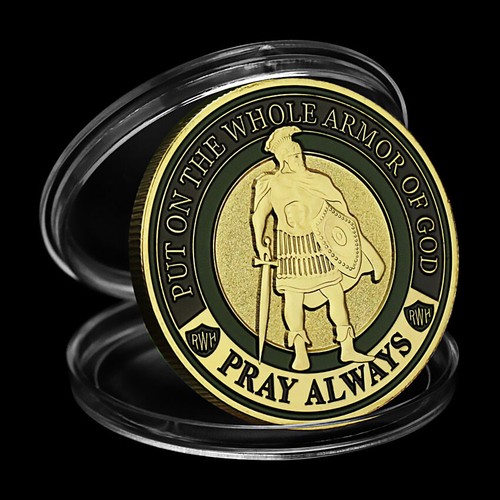 50PCS Put On the Whole Armor Of God Commemorative Challenge Coin Collection - Picture 6 of 8
