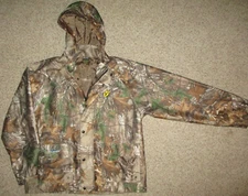 Scent Blocker Shield Rain Blocker Drencher Realtree Xtra Camo Jacket S3 Silver L