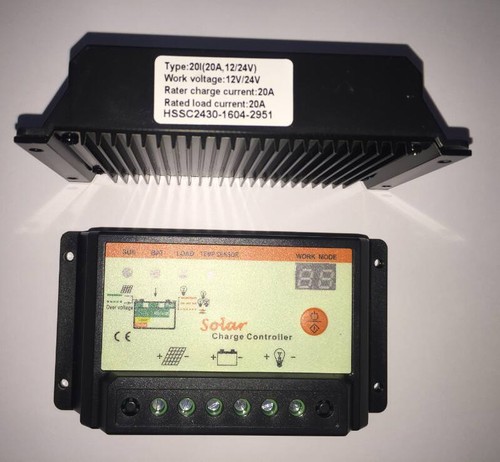 10A/20A/30A PWM Solar Charge Controller Regulator ST Light/Timer Charger 12V/24V - Picture 3 of 19