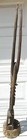 VINTAGE African Chi Wara Bambara Mali 50" tall w hair, cotton & basket Cap -LOOK — photo 2
