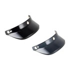 Helmet Peak Visor 3 Snap Sun Shade Protector for 3/4 Open Face Helmets
