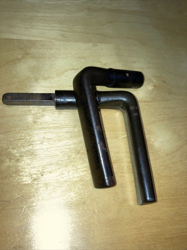 Türklinke Türgriff Türbeschlag antik orginal  Eisen Um 1920 XXL - Imagen 2 de 7