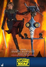 Hot Toys 1/6 Tms020 Star Wars Anakin Skywalker And Stap Action Figure New Toys