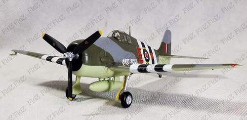 WWII F6F Hellcat HMS Emperor 800 Sqn 1944 1/72 finished plane Easy model - Picture 4 of 6