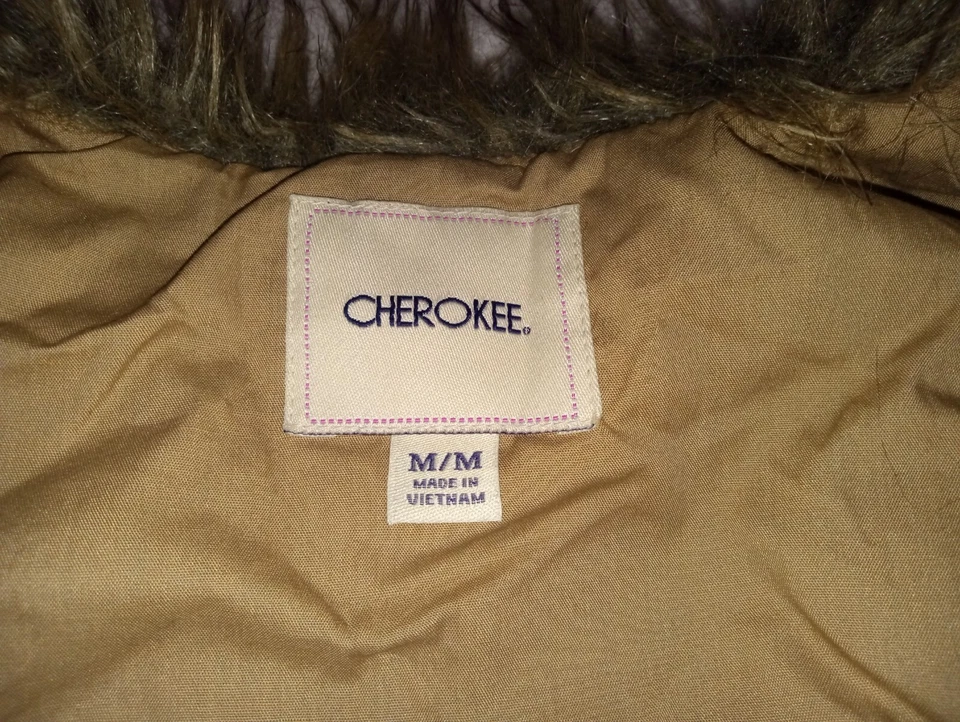 colete de pele sintética feminino Cherokee tamanho médio - Imagem 3 de 3