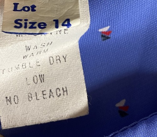 Vintage dress - Jenny dress - Red White and Blue dress - 1980's - Size 14 - Picture 8 of 8