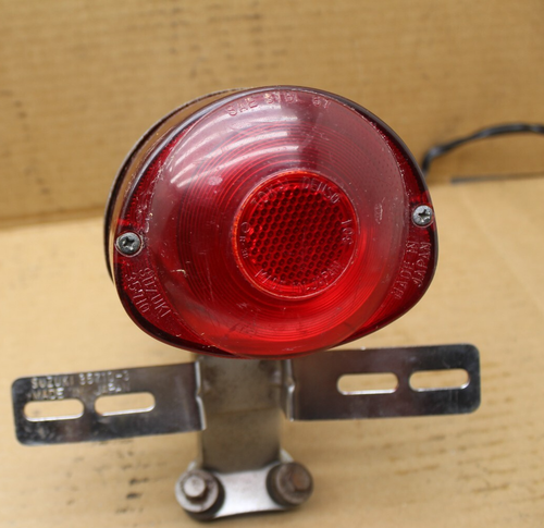 SUZUKI TS90 TC90 1970 BRAKE LIGHT TAIL LIGHT ASSY W/MOUNT OEM 35710-3 - Picture 11 of 13