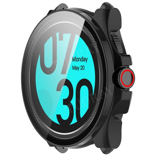 Tempered Glass+Case Cover For Ticwatch Pro 5 Enduro Smart Watch Protective Shell - Zdjęcie 26 z 59