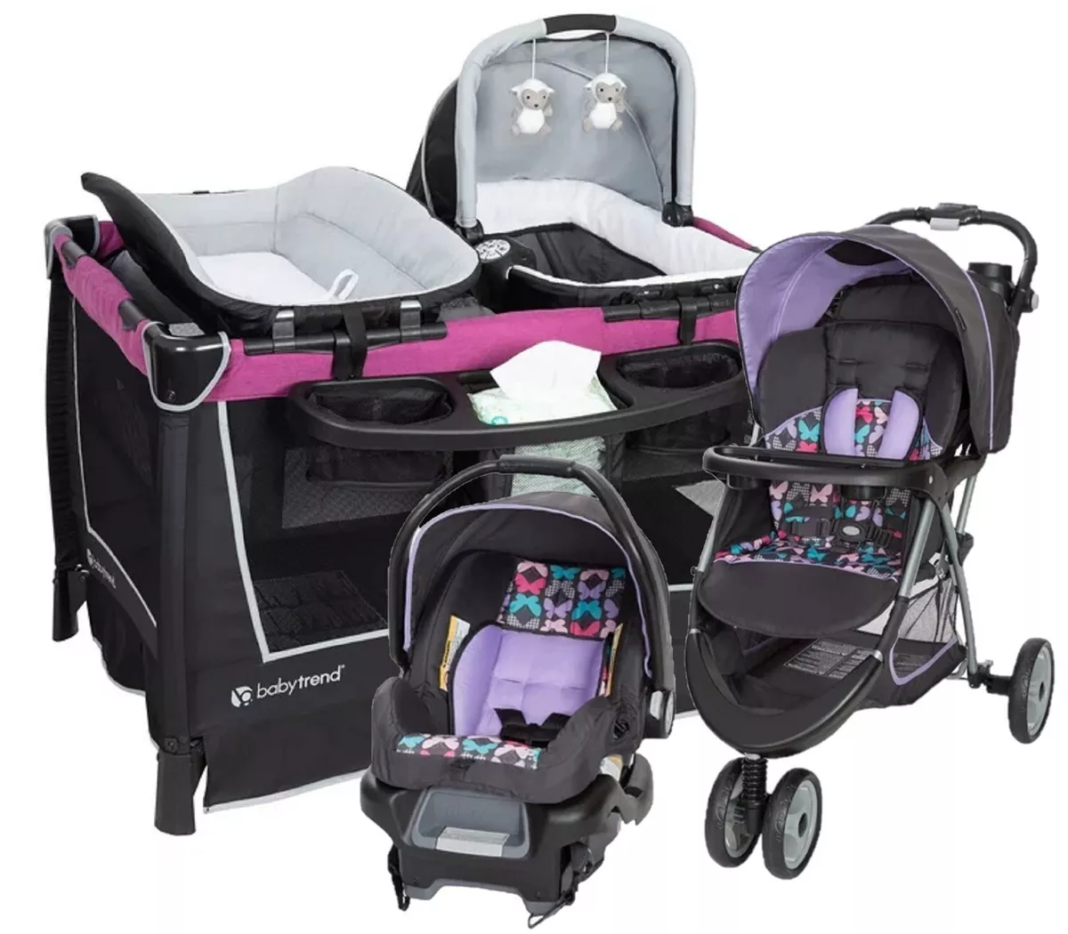 Girl car seat and stroller cheap
