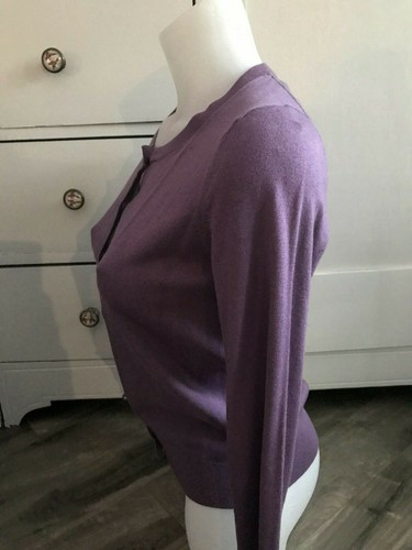 Banana Republic Purple Cardigan Knit Sweater Women's Size Small NWT - Bild 5 von 6