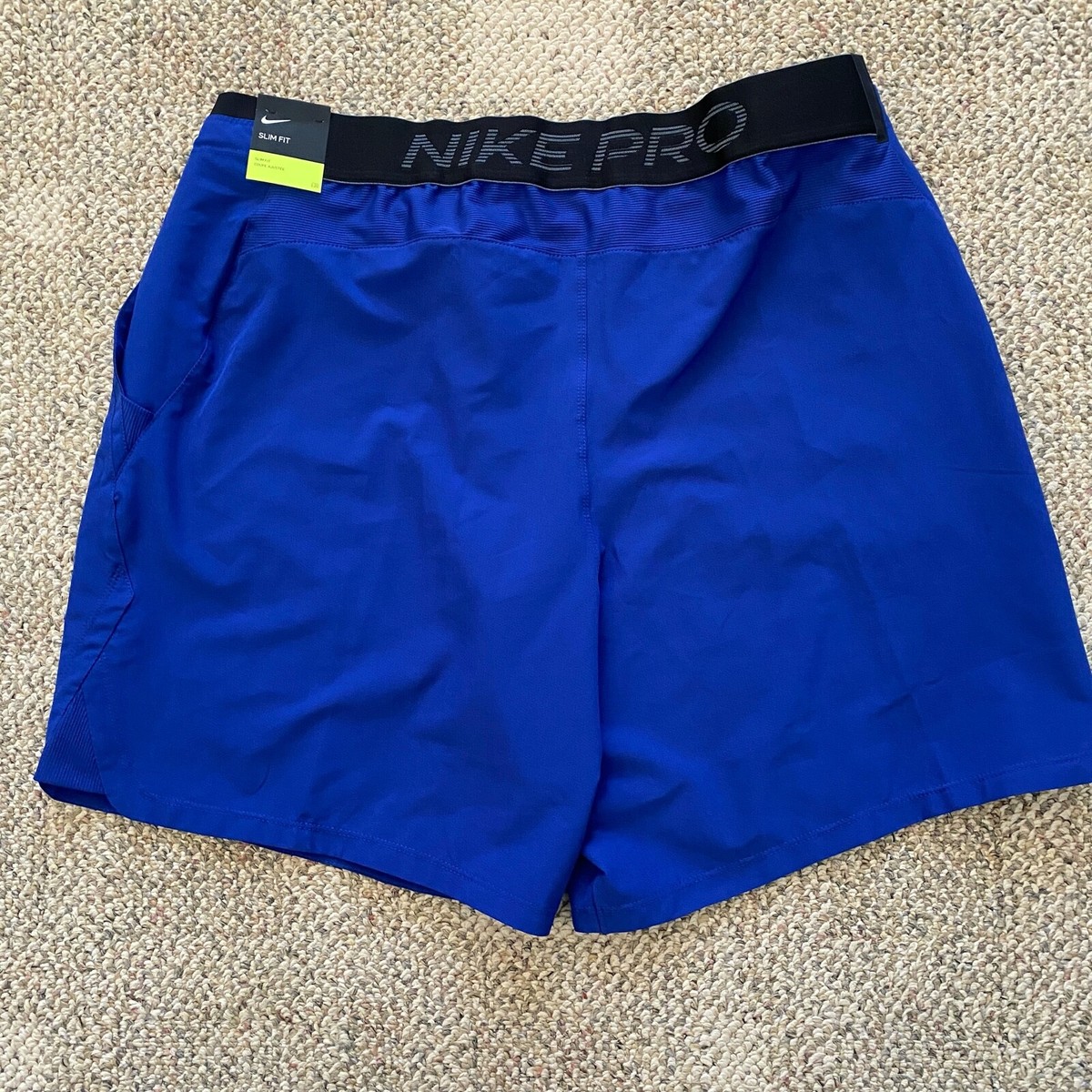 Nike Athletic Training Gym Shorts Pro Rep Royal Blue CD4317-455