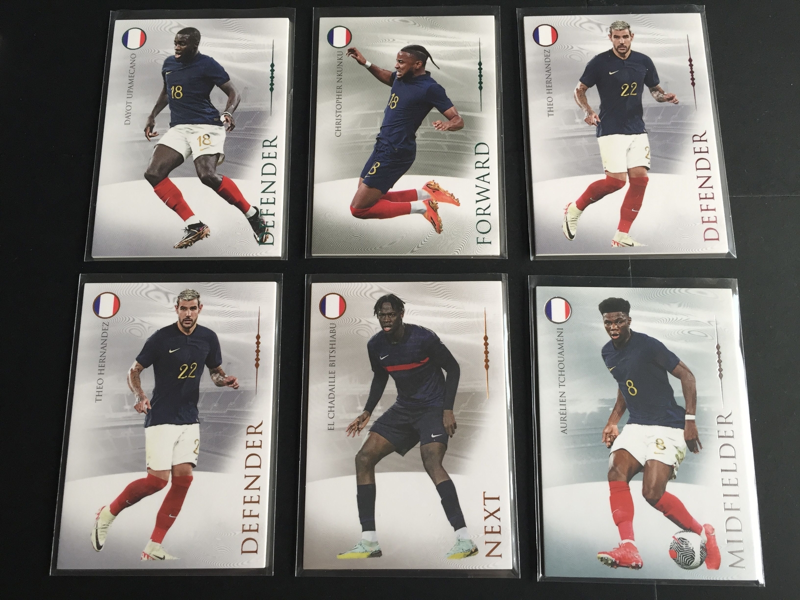 2023 Futera El Chadaille Bitshiabu RC Aurelien Tchouameni /40 /55 /62 /69 France