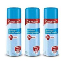 Canesten Antifungal Dusting Powder Skin Irritation, Redness, Itching 100g X 3