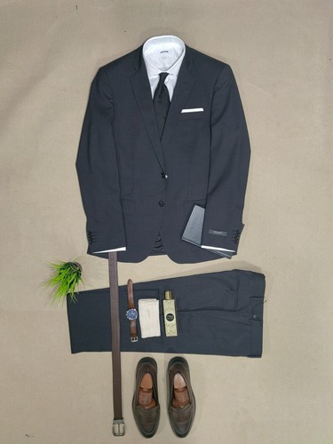 Traje concreto gris oscuro 40R - Imagen 7 de 16