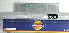 ATHEARN N SCALE FRUEHAUF 40' Z-VAN TRAILER VERMONT RAILWAY ATH5438
