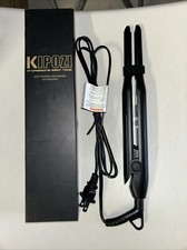 KIPOZI Pencil Flat Iron 0.3" Titanium Small Flat Iron Beard Hair Straightener 9