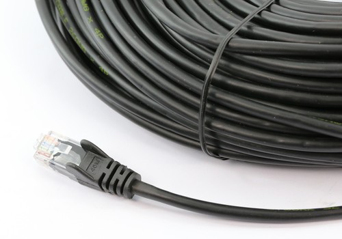 2m BLACK Network Cable RJ45 LAN Patch Lead Cat5e Ethernet 2 Metre Router Modem - Picture 10 of 12