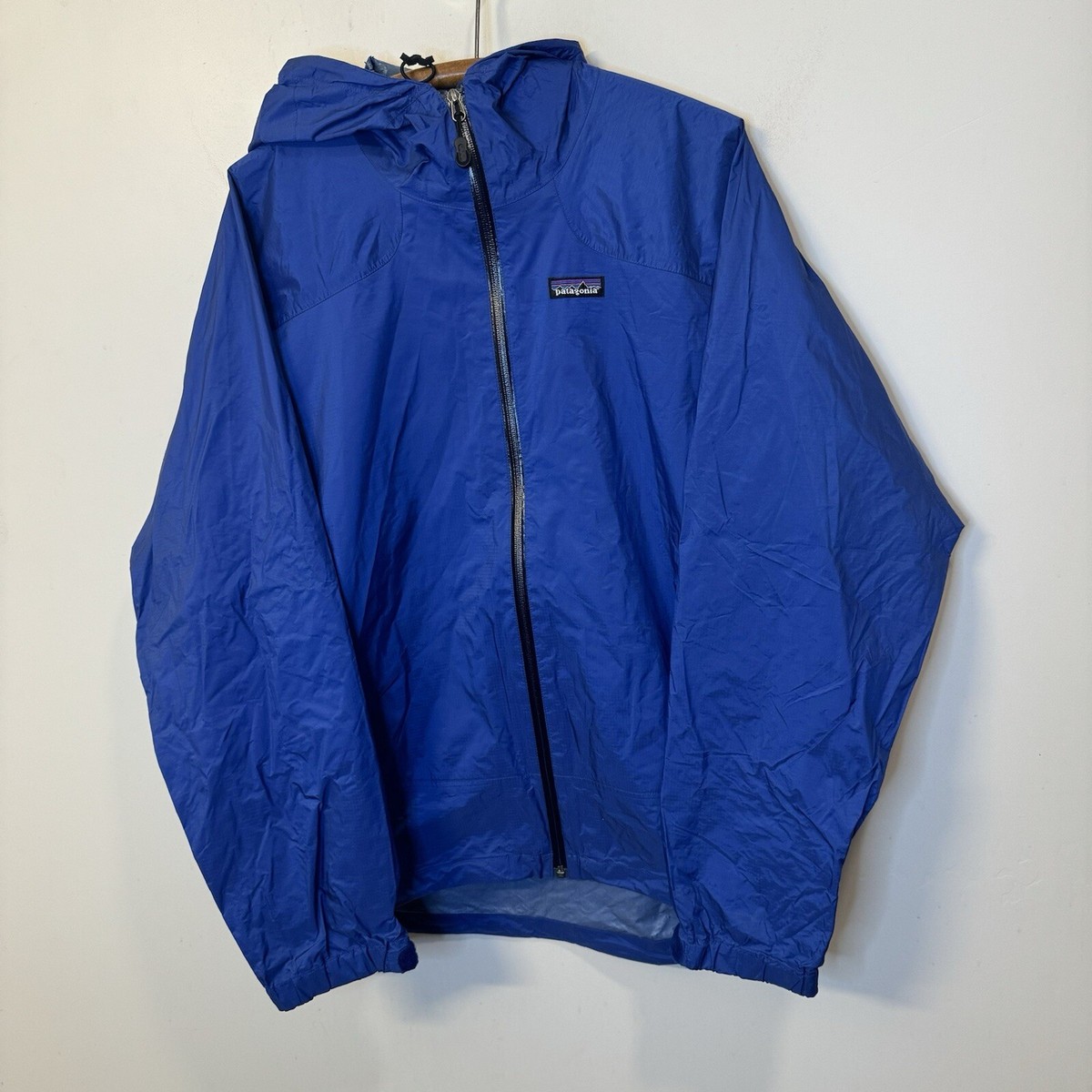 Patagonia Mens Stretch Rainshadow Jacket Full Zip Blue Size XL