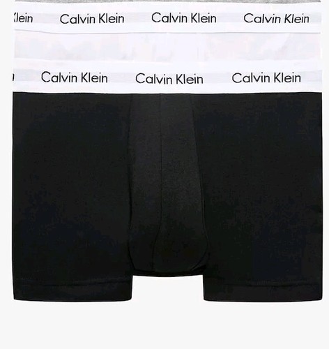 Calvin Klein Cotton Stretch Trunks - Classic Fit - 3-Pack - Men's Medium
