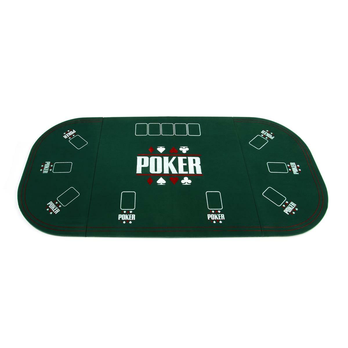 Poker Tisch VENETIAN - klappbare Beine - mit Rennstrecke - 9 Spieler +  Dealer