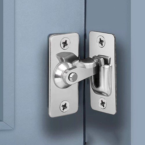 90 Degree Stainless Steel Latch Safety Right Angle Sliding Door Lock Replacement - Picture 9 of 10