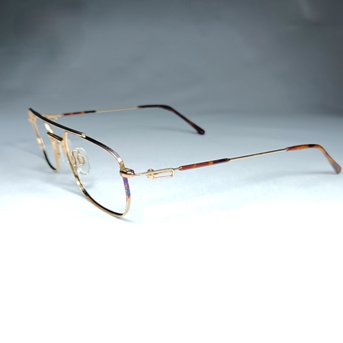 Charmant, eyeglasses, Gold plated, Aviator, Pilot, square, frames, hyper vintage - Picture 5 of 11