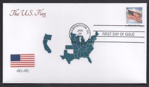 5053-Historic-U-S-Flags-17-FDC-35-stars-1863-1865-McGeekiest-Cachets