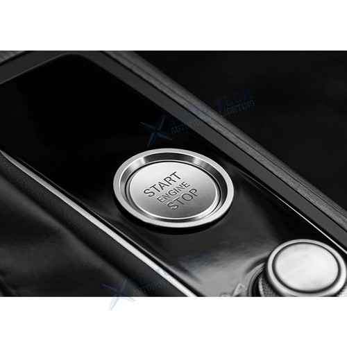 Cubierta de botón de encendido de aluminio plateado para Audi A4 A5 2009-up - Imagen 7 de 8