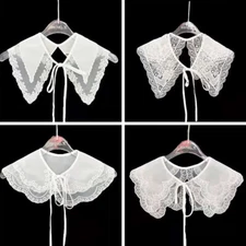 Shoulder Collar Fake Collar Bow Fake Collar Clothing Accessories Solid Color