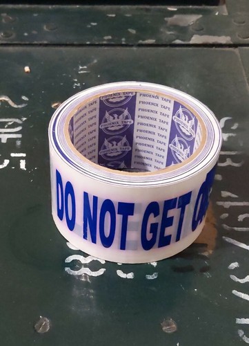 BANKSY V CHU 2003 - "POLITE LINE DO NOT GET CROSS" TAPE - RARE POW - Bild 5 von 10