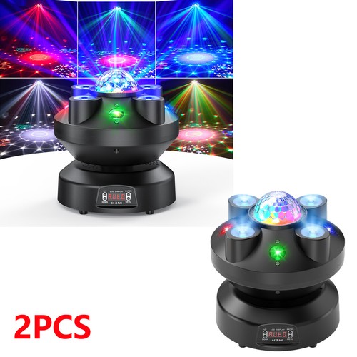 LED Moving Head Light Disco Ball Beam DJ Stage Lighting Pattern Effects RGBW DMX - Picture 14 of 15