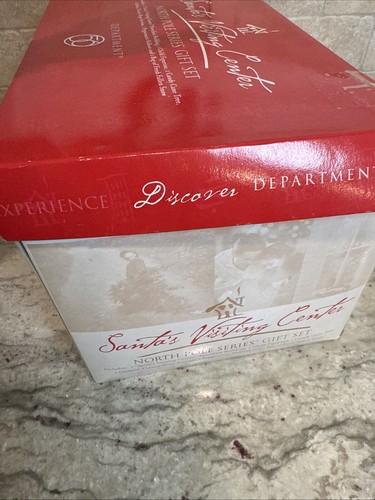 Dept. 56 Santa's Visiting Center North Pole Series Gift Set INCOMPLETE - Picture 13 of 15